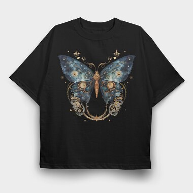 Mystic Night Moth, Tricou Oversize Barbati (Unisex)