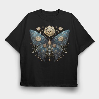 Mystic Nightflight Clips, Tricou Oversize Barbati (Unisex)
