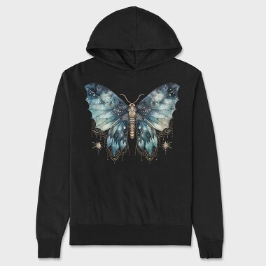 Mystic Wings Moon, Hanorac Oversize Barbati (Unisex)