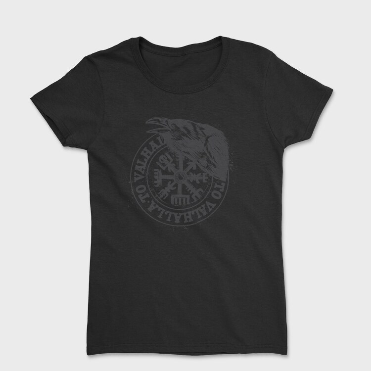 Raven Viking Black, Tricou Femei