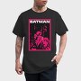 Batman Neon Pink, Tricou Barbati (Unisex)