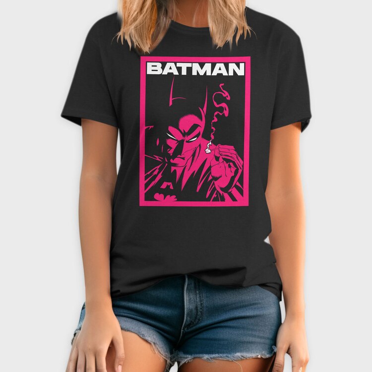 Batman Neon Pink, Tricou Barbati (Unisex)