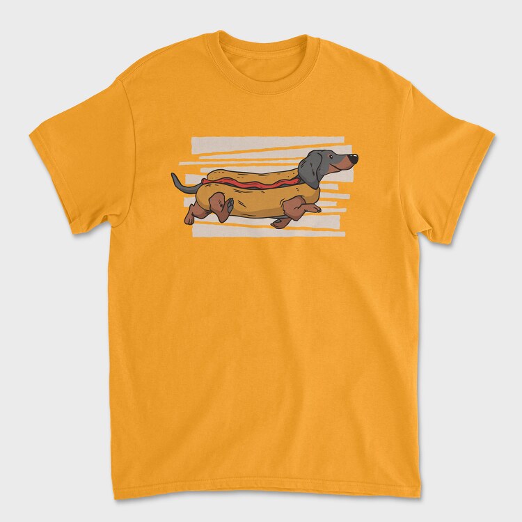 Hot Dog, Tricou Barbati (Unisex)