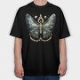 Mystic Moth Moon, Tricou Oversize Barbati (Unisex)
