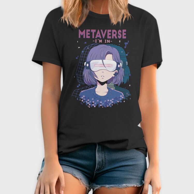 Metaverse In, Tricou Barbati (Unisex)