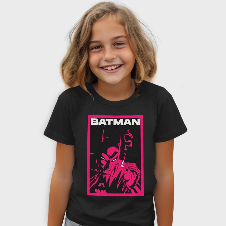Batman Neon Pink, Tricou Copii