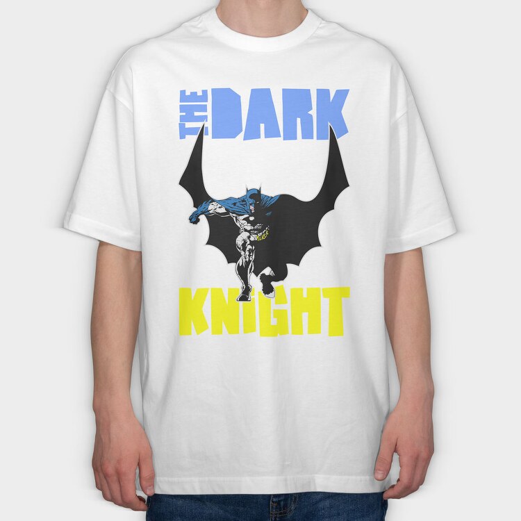 The Dark Knight, Tricou Oversize Barbati (Unisex)