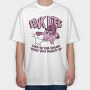 Pink Life Cat, Tricou Oversize Barbati (Unisex)