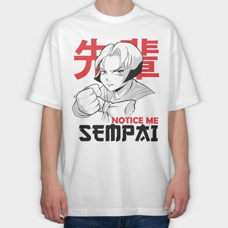 Sengoku Sempai, Tricou Oversize Barbati (Unisex)