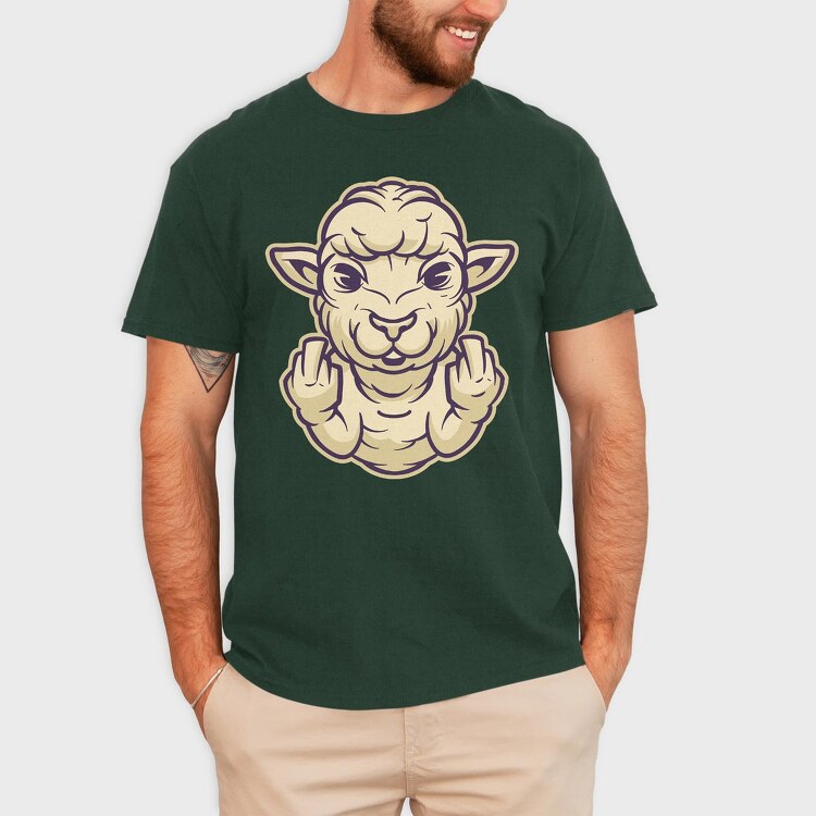 Sheep Finger, Tricou Barbati (Unisex)