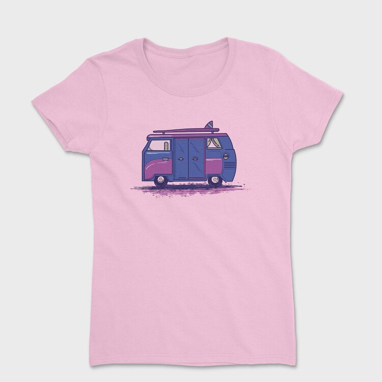 Camper Van Purple, Tricou Femei