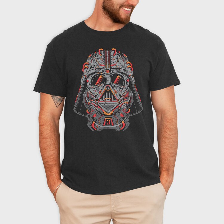 Darth Vader Map, Tricou Barbati (Unisex)