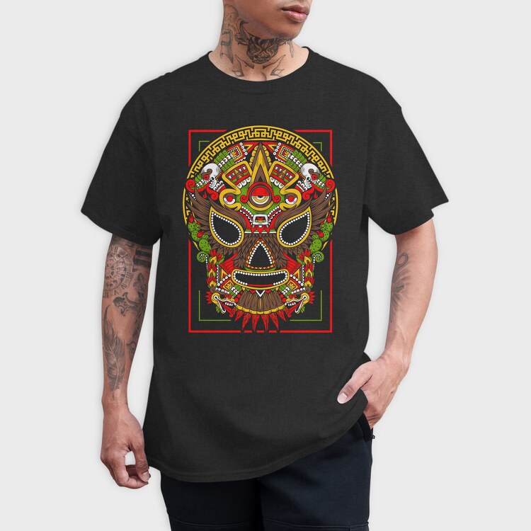 Mexican Mask, Tricou Barbati (Unisex)