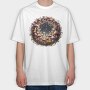 Mushroom Wreath 90712360, Tricou Oversize Barbati (Unisex)