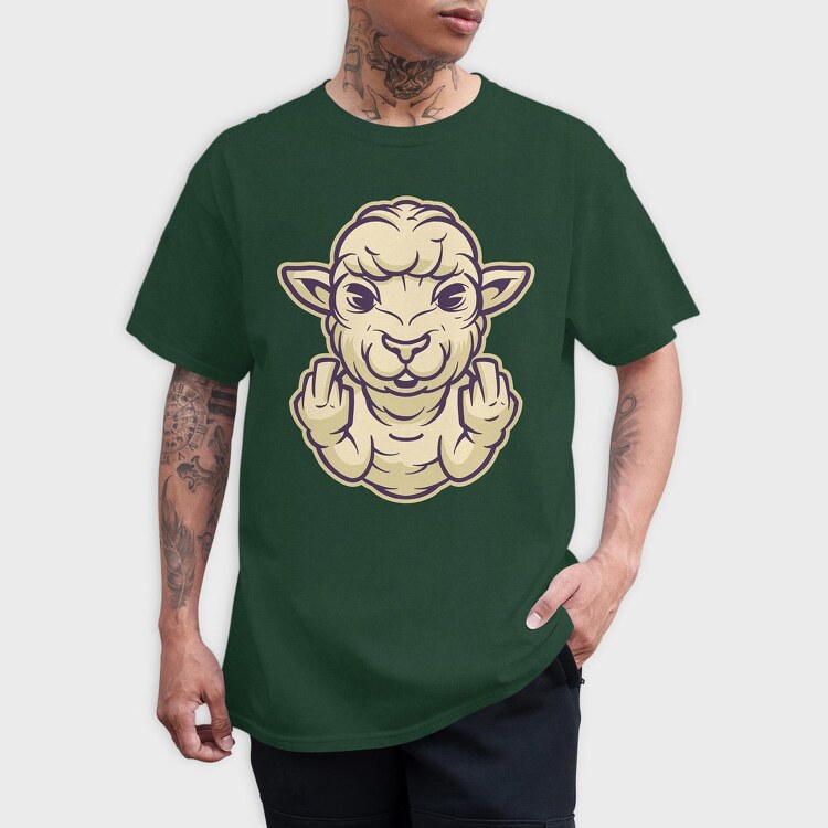Sheep Finger, Tricou Barbati (Unisex)