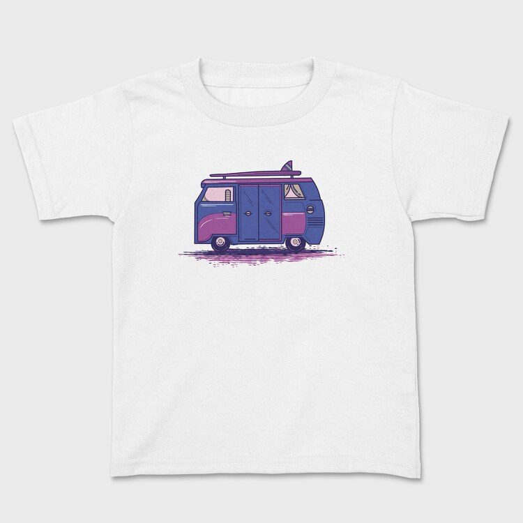 Camper Van Purple, Tricou Copii