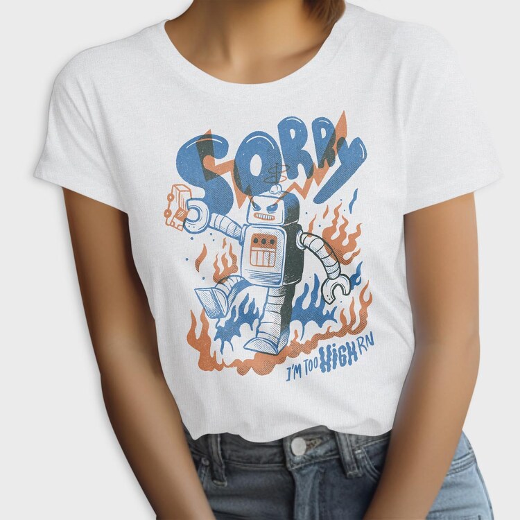 Robot Invasion 04, Tricou Femei