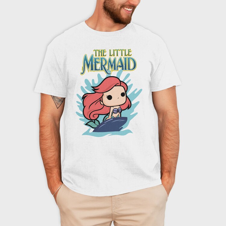 The Little Mermaid, Tricou Barbati (Unisex)