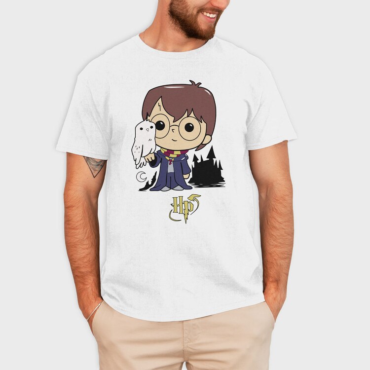 Harry Potter Owl Magic, Tricou Barbati (Unisex)