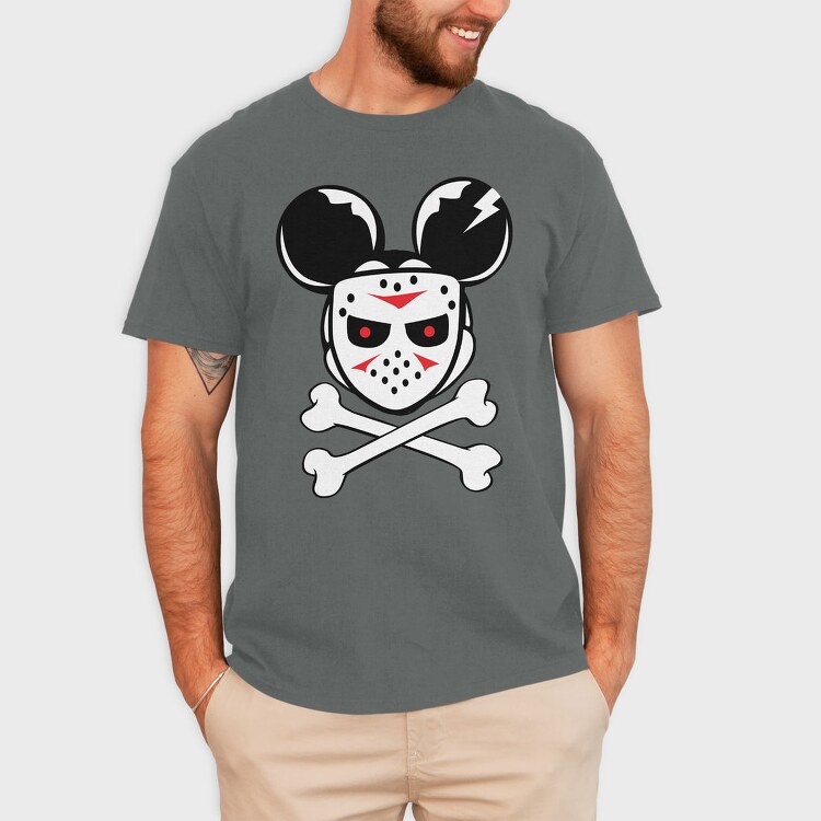 Deadmau5 Skull, Tricou Barbati (Unisex)
