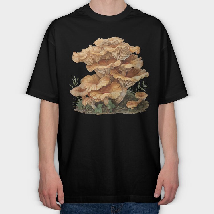 Mushroom Nature Lover, Tricou Oversize Barbati (Unisex)