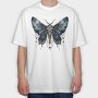 Mystic Moth Wings, Tricou Oversize Barbati (Unisex)