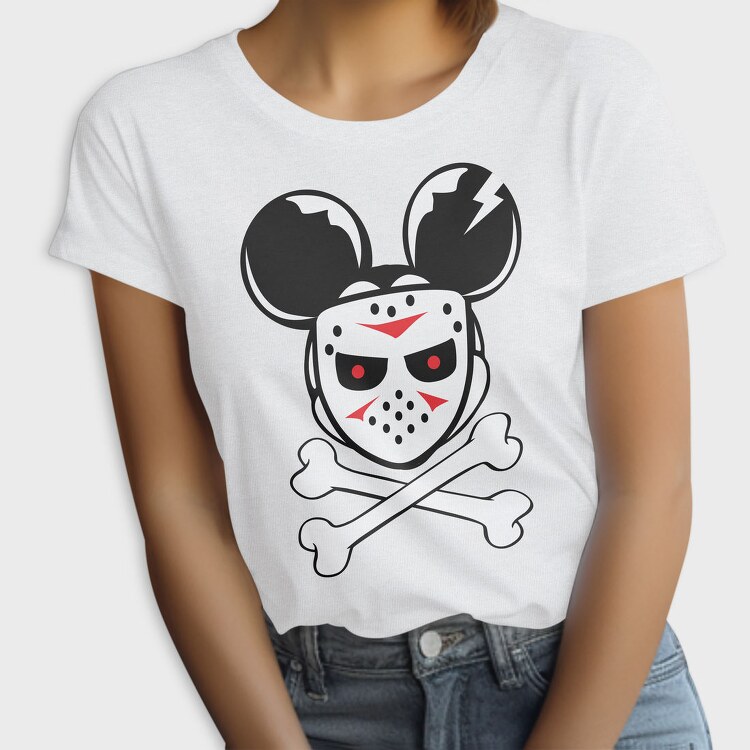 Deadmau5 Skull, Tricou Femei