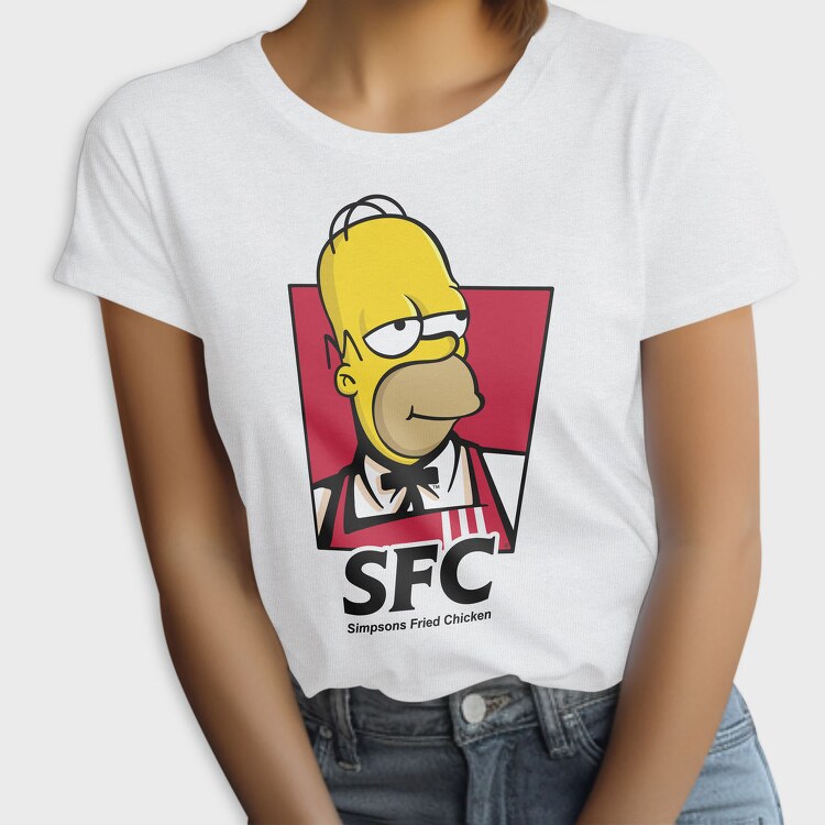 Simpsons Fried Chicken, Tricou Femei