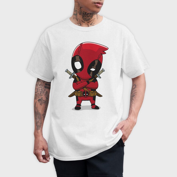 Deadpool Chibi, Tricou Barbati (Unisex)