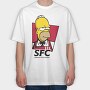 Simpsons Fried Chicken, Tricou Oversize Barbati (Unisex)