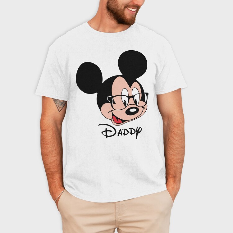 Mickey Daddy Vibes, Tricou Barbati (Unisex)