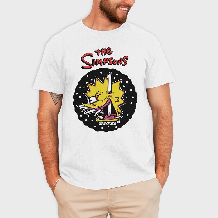 The Simpsons Lisa, Tricou Barbati (Unisex)