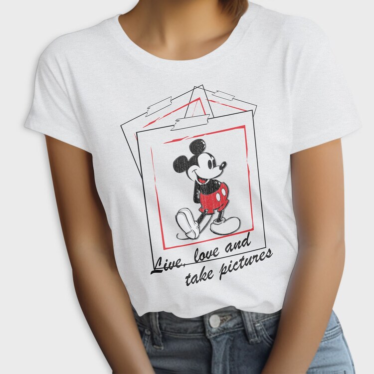 Mickey Live Love, Tricou Femei