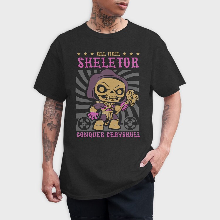 Skeletor Skull Conquer, Tricou Barbati (Unisex)