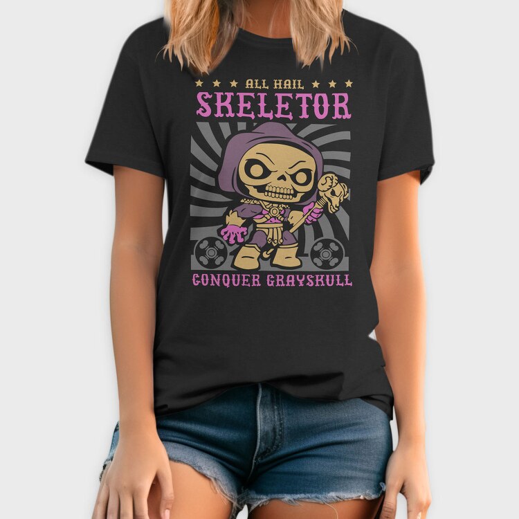 Skeletor Skull Conquer, Tricou Barbati (Unisex)