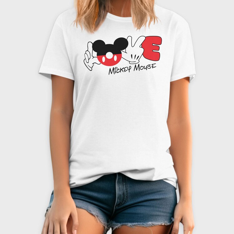Mickey Love, Tricou Barbati (Unisex)