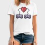 Pixelated Love, Tricou Barbati (Unisex)