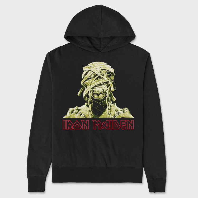 Iron Maiden Chains, Hanorac Oversize Barbati (Unisex)