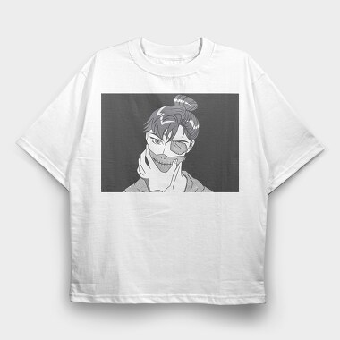 Joker Smile 1, Tricou Oversize Barbati (Unisex)