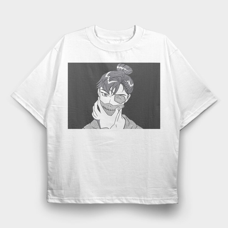 Joker Smile 1, Tricou Oversize Barbati (Unisex)