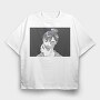 Joker Smile 1, Tricou Oversize Barbati (Unisex)