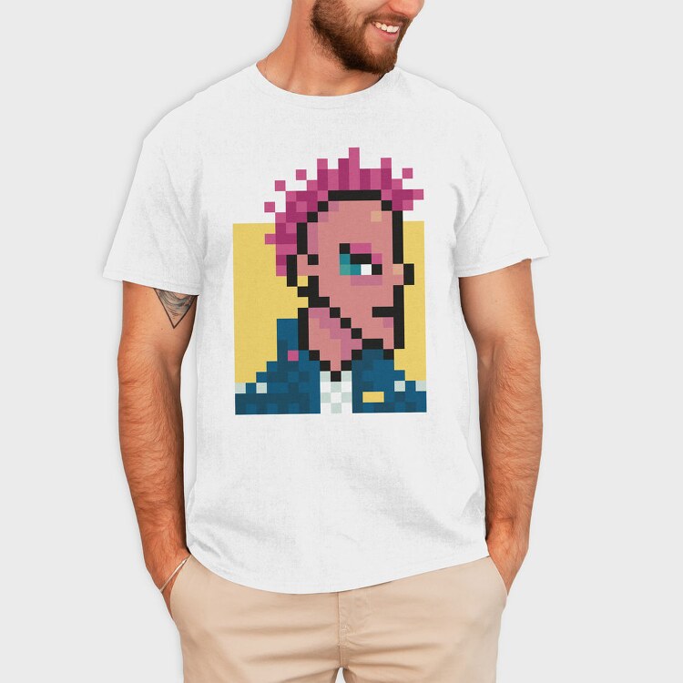 Pixelated Pony, Tricou Barbati (Unisex)