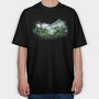Mystic Forest Mist, Tricou Oversize Barbati (Unisex)