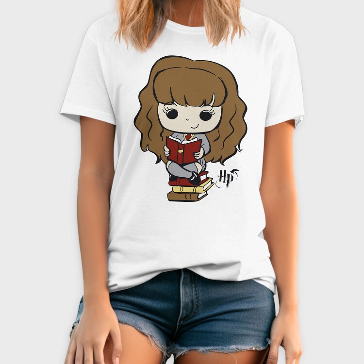 Hermione Reading Magic, Tricou Barbati (Unisex)