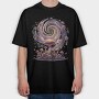 Mushroom Spiral Cloud, Tricou Oversize Barbati (Unisex)