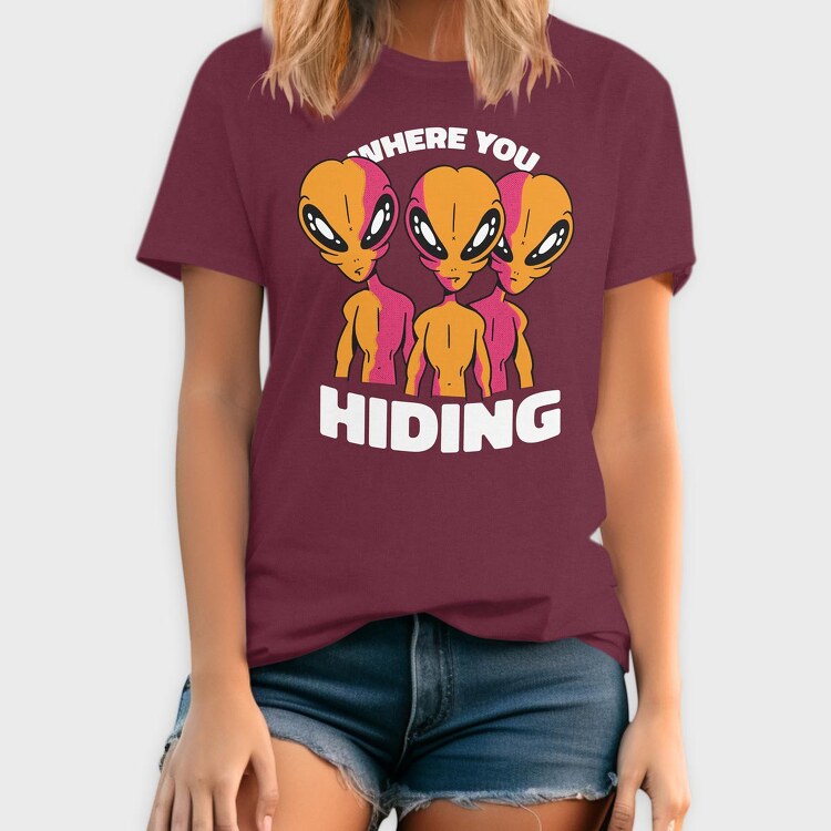 Creepy Aliens, Tricou Barbati (Unisex)