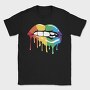 Rainbow Lips, Tricou Barbati (Unisex)