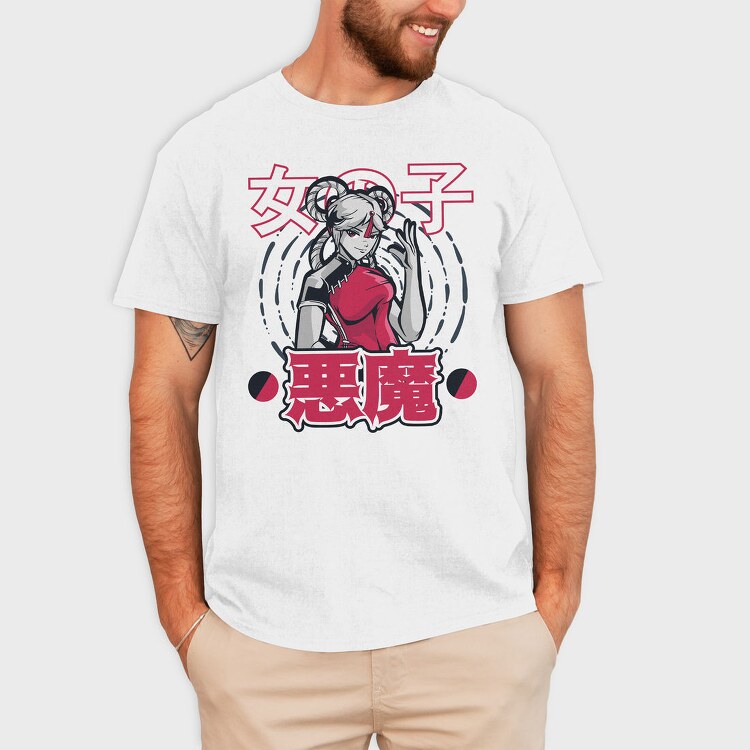 Demon Girl Emblem, Tricou Barbati (Unisex)