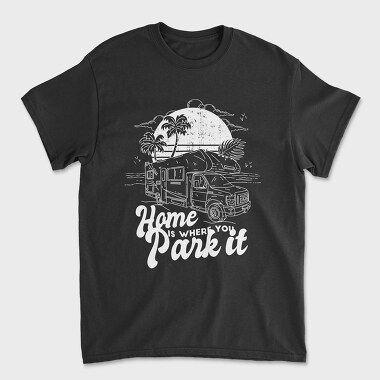 Camper Van Beach, Tricou Barbati (Unisex)