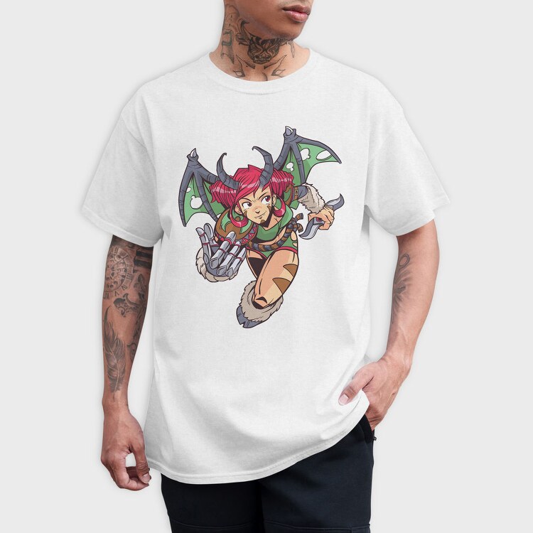 Demon Girl Hunt, Tricou Barbati (Unisex)